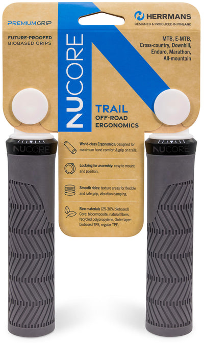 Mango Herrmans nucore trail grip herrman.nucore trail 130mm gris ondulado
