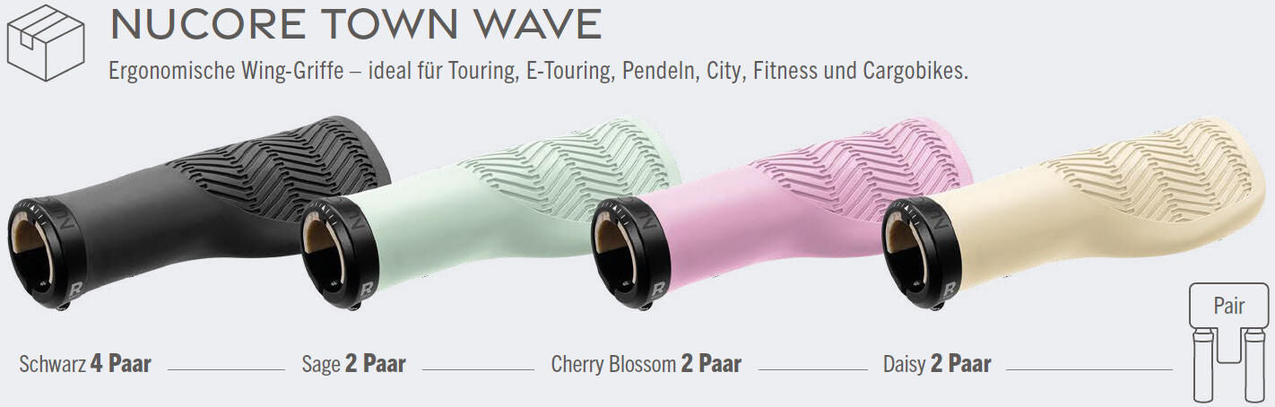 Herrmans maneja el paquete inicial Nucore Town Grips Town Wave