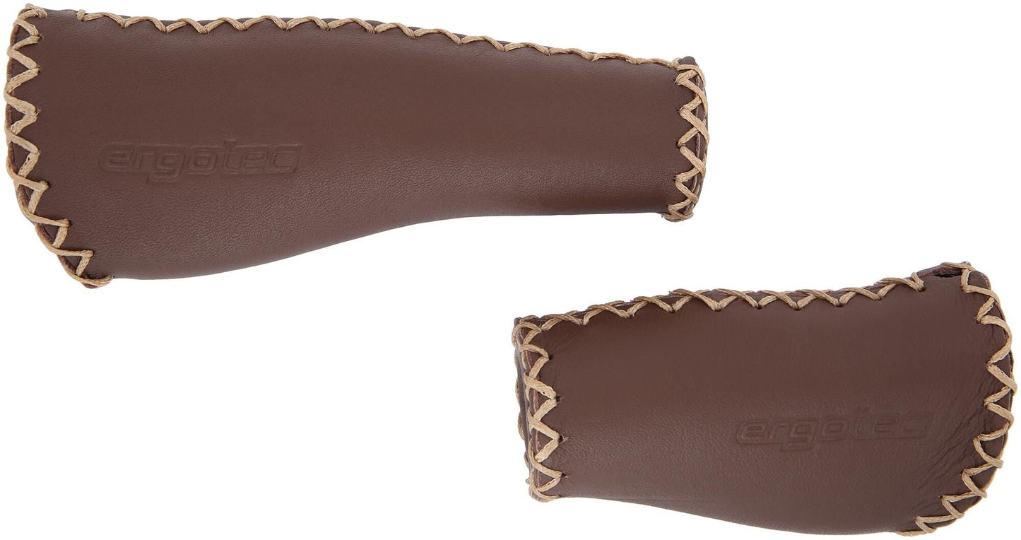 Set di Monaco Ergotec mane in pelle 135 92mm marrone