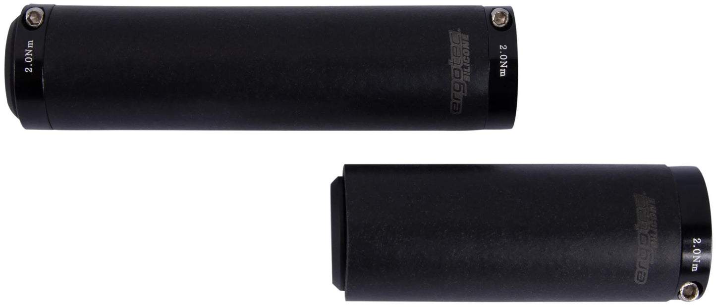 Set di manico Ergotec Bilbao 130 90mm silicone nero