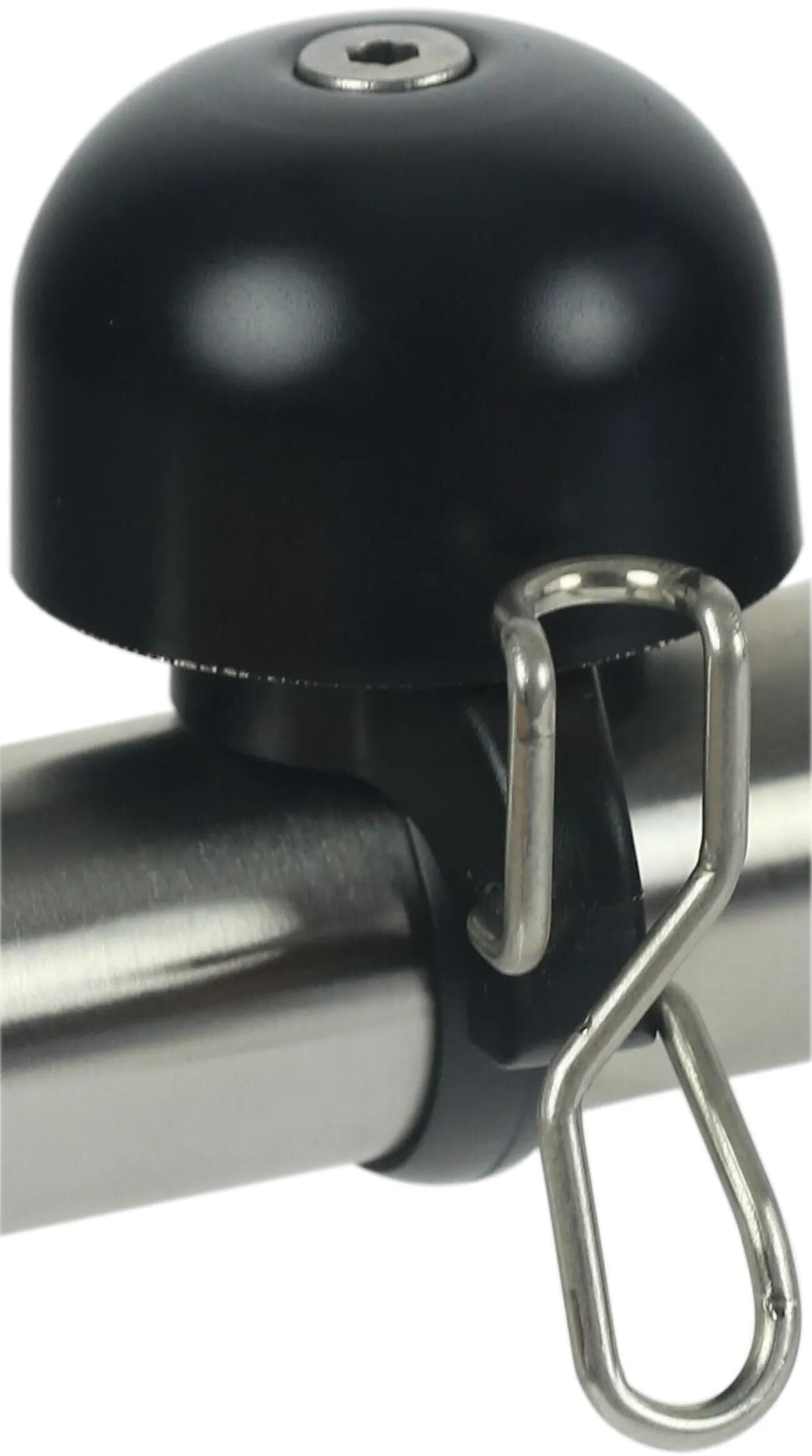 Widek campanello per bicicletta graffetta mini campanello graffetta mini plastica alluminio, nero