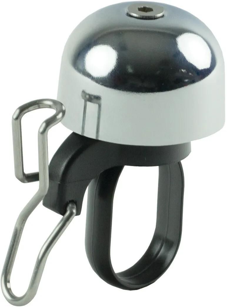 Widek - Clip para timbre de bicicleta, mini clip para timbre, plástico, latón, cromado