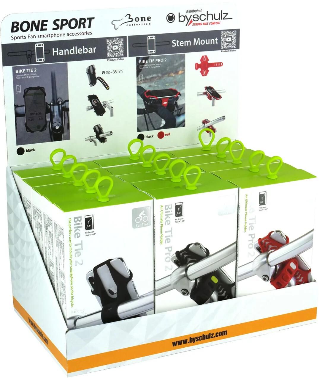 Pantalla de ventas de recolección de huesos Corita de bicicleta