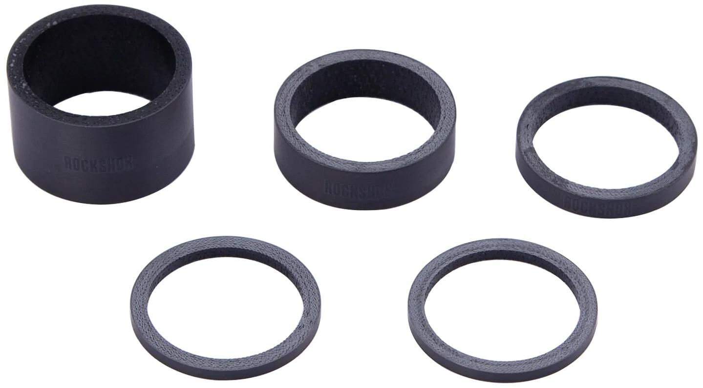 Rockshox Spacer Set Rs con logo nero