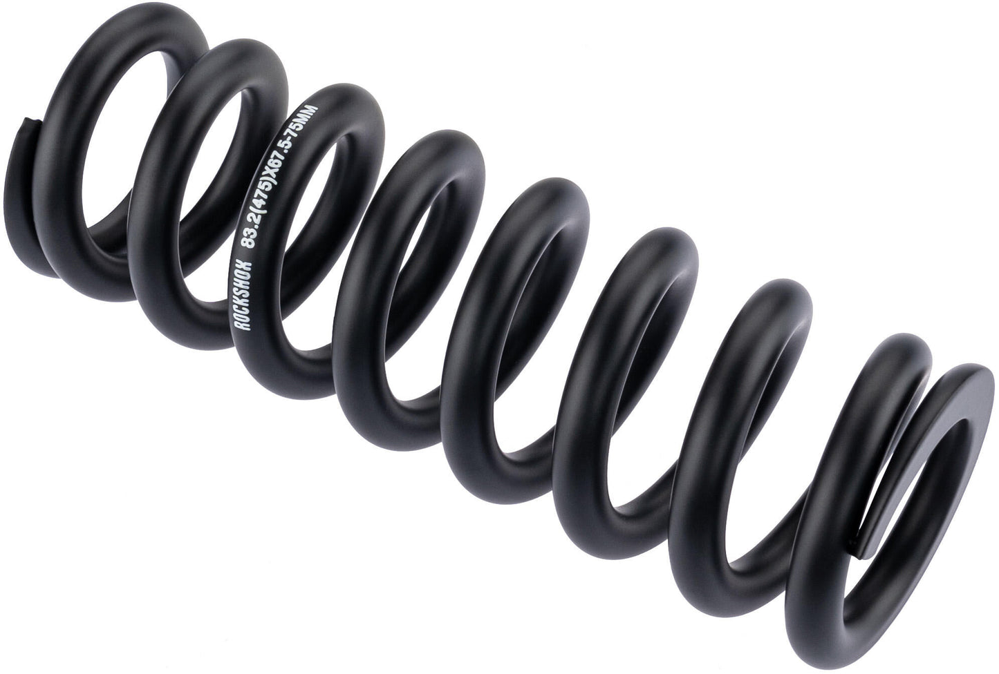 Muelle Rockshox muelle rs 475mm 67,5-75mm 174mm negro