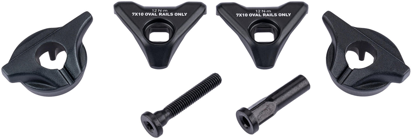 Rockshox sattelklemmschelle seatpost clamp rs f.saddle rails oval 10mm