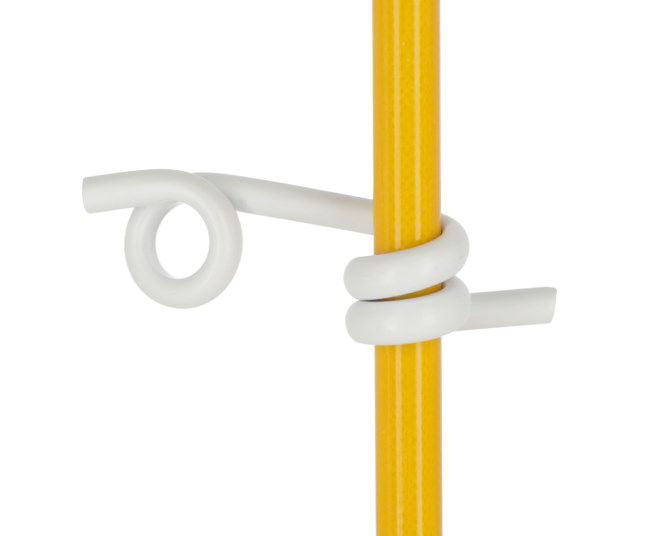 Aislador de ojo Ako para poste redondo de fibra de vidrio 10mm 50 piezas