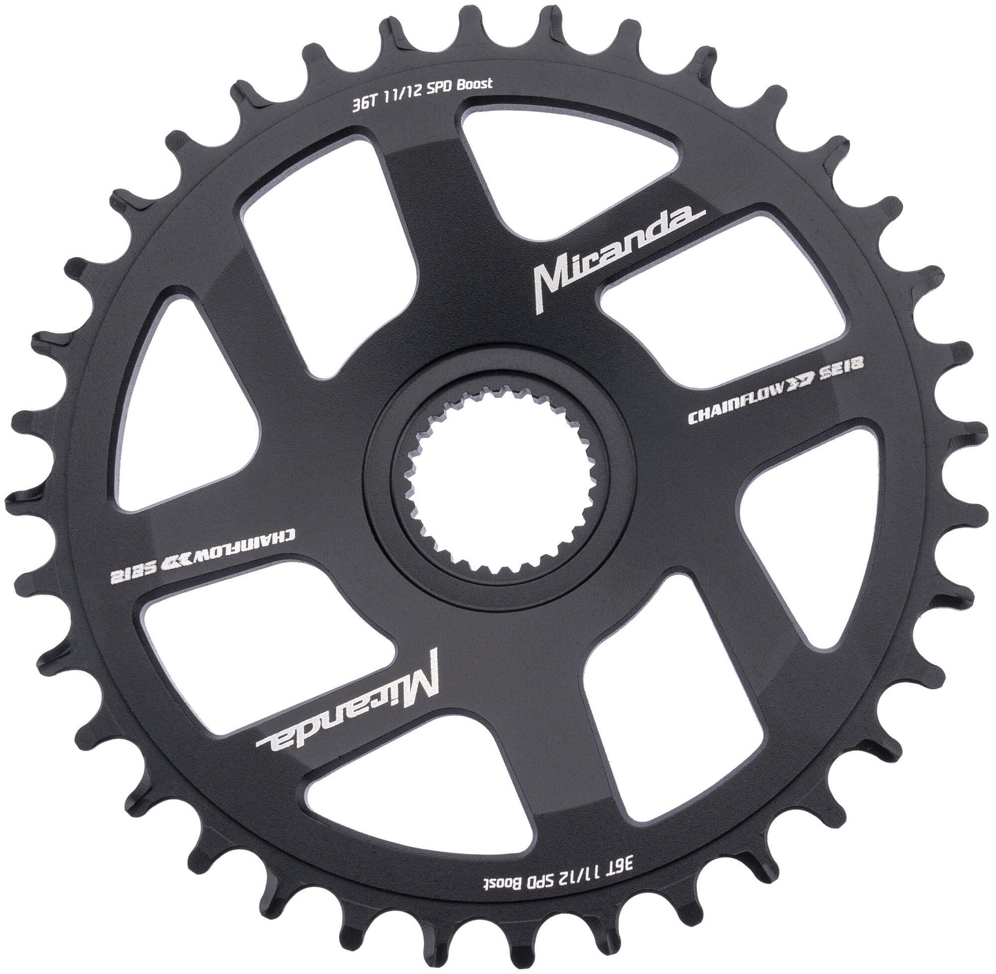 Miranda concaucata a catena superiore 3D SE12 Ring Ring 36t Gen.4 BES3