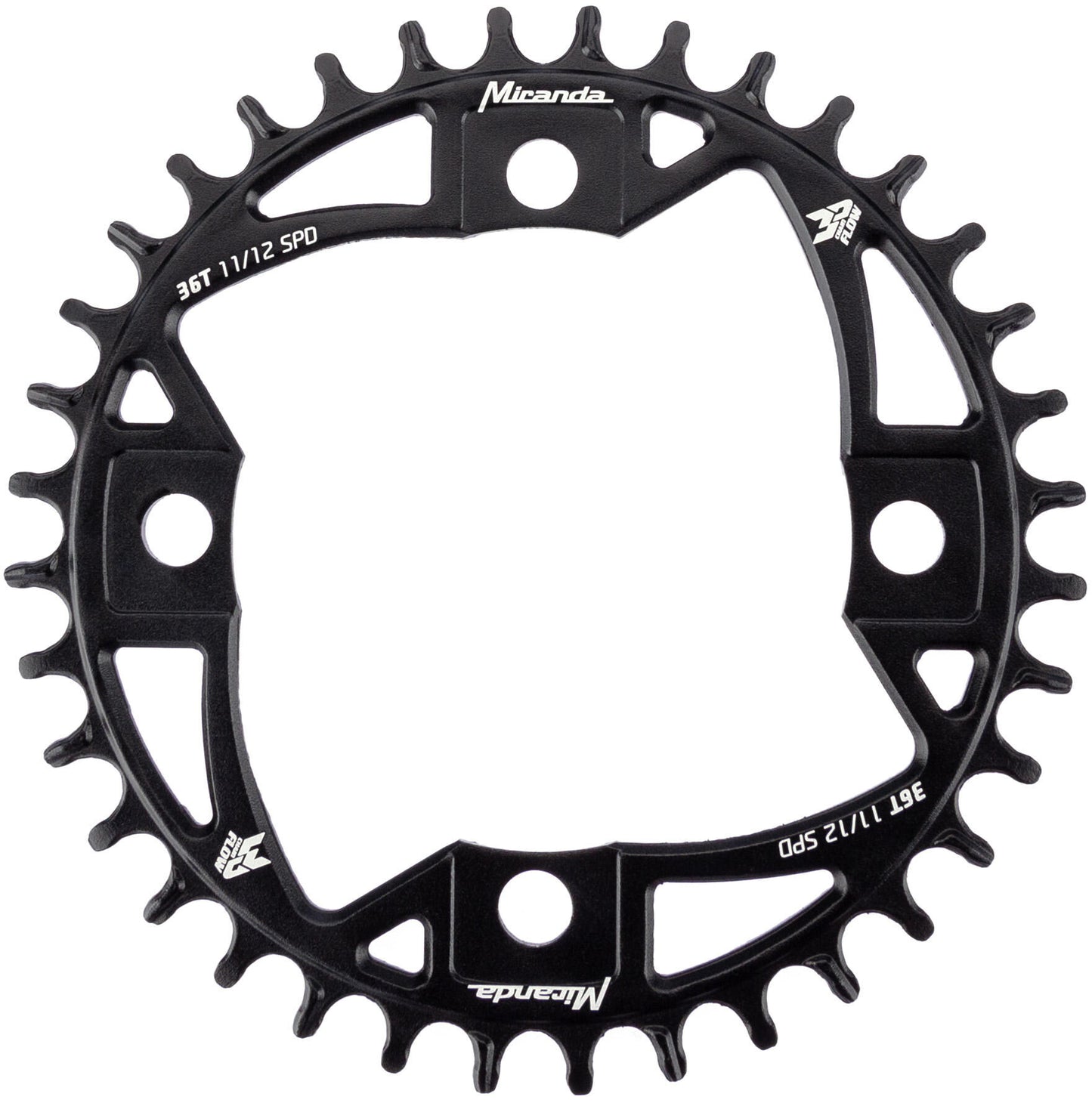 Miranda Chain Top MTB Flojo de cadena 3D Anillo de cadena MTB Flojo 3D 36T