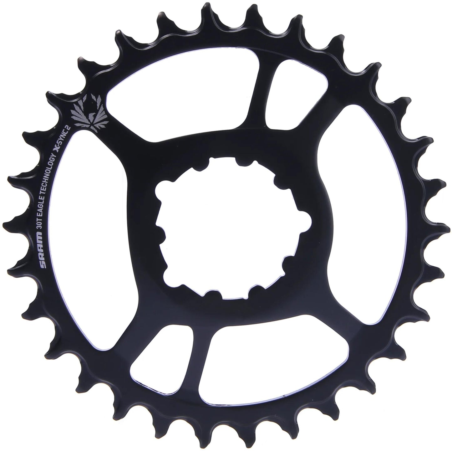 Anello a catena Sram X-Sync2 30 Denti in acciaio nero