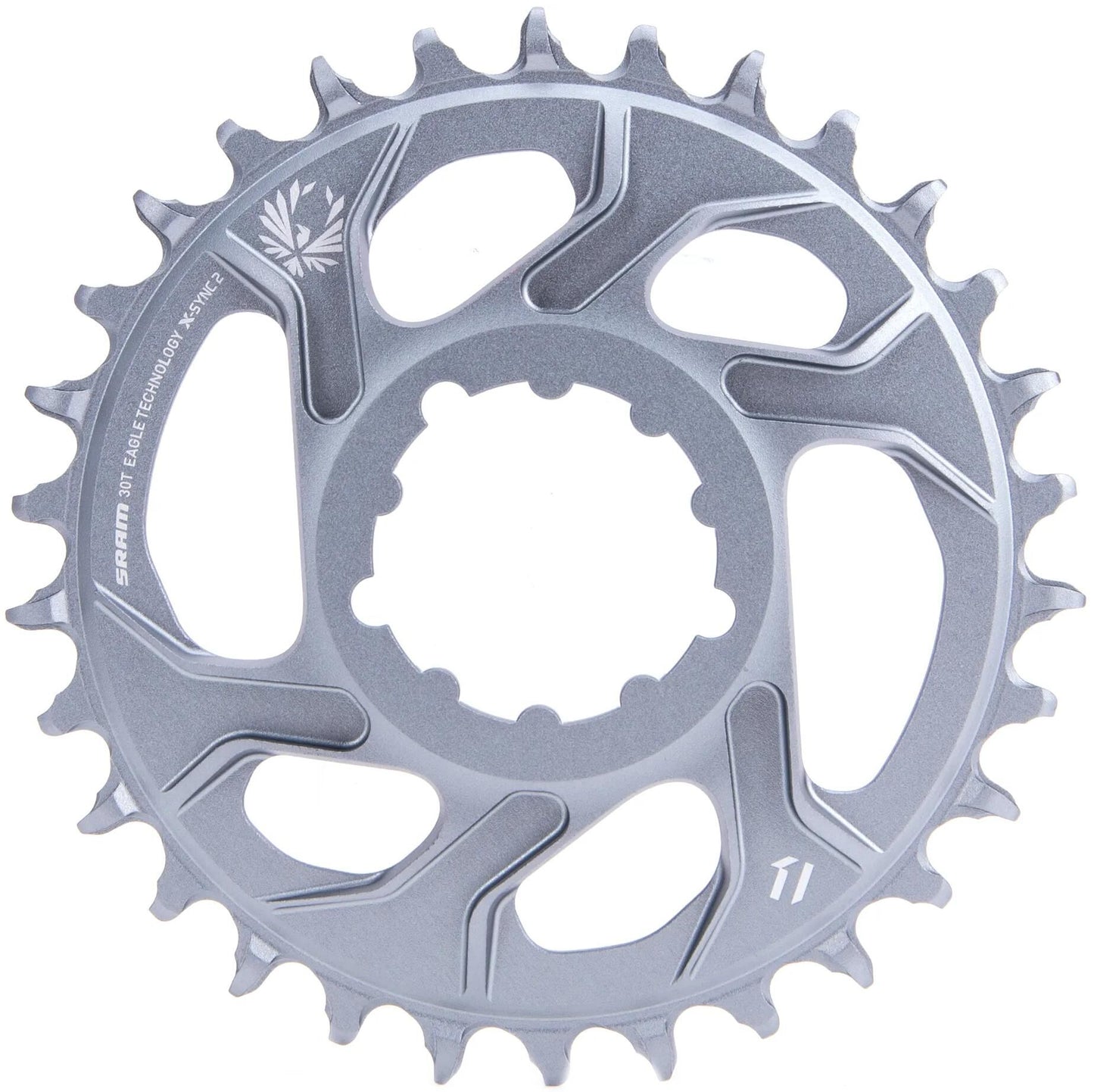 Anillo de la cadena sram sync 2 30 dientes alu polar gris