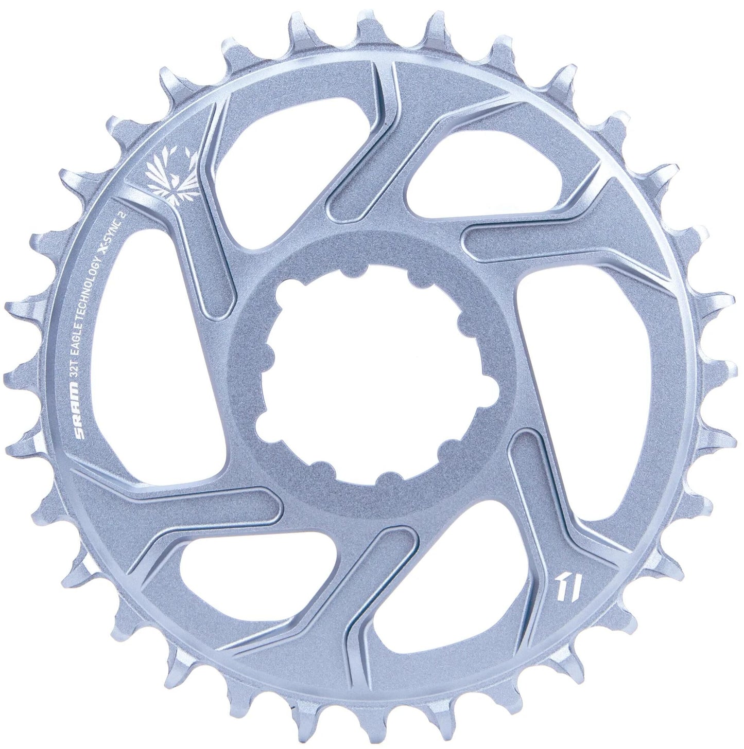Anillo de la cadena sram sync 2 32t gris polar