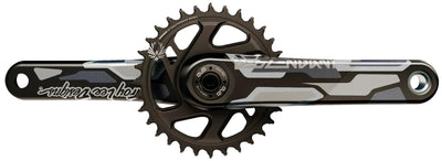 Guarnitura Truvativ descendant troy lee design eagle guarnitura truv.desc.troy lee des.eagle 165mm bl.