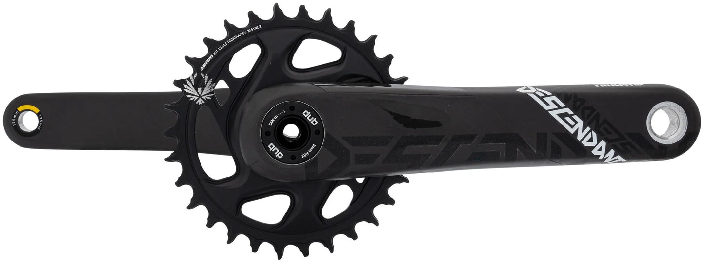 TRATVATIV CRANKSET DESCEN. Carbon Eagle 30t 175mm