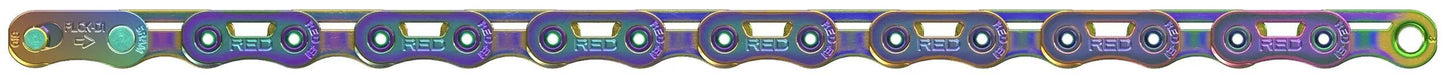 Sram Chain Red E1 114 Izquierda Rainbow