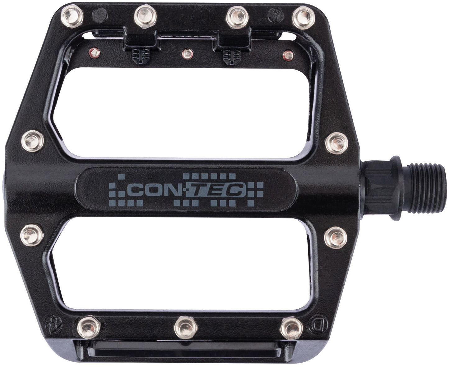 Pedal de plataforma contec 2 Black