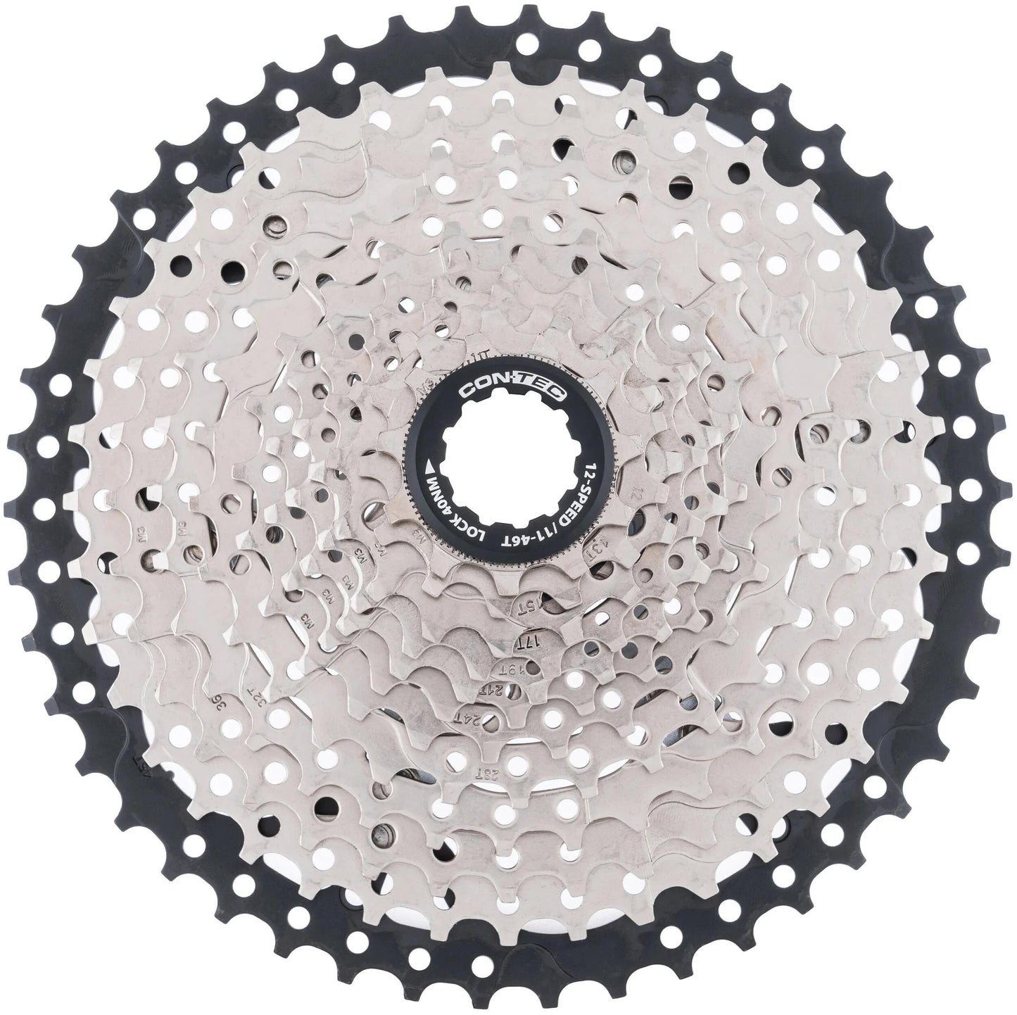 Contec CT Cassette Grad 11-46T 12SP SIL. nero