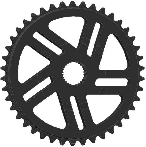ingranaggio. 4 NW 34T CL50 DM 3mm nero