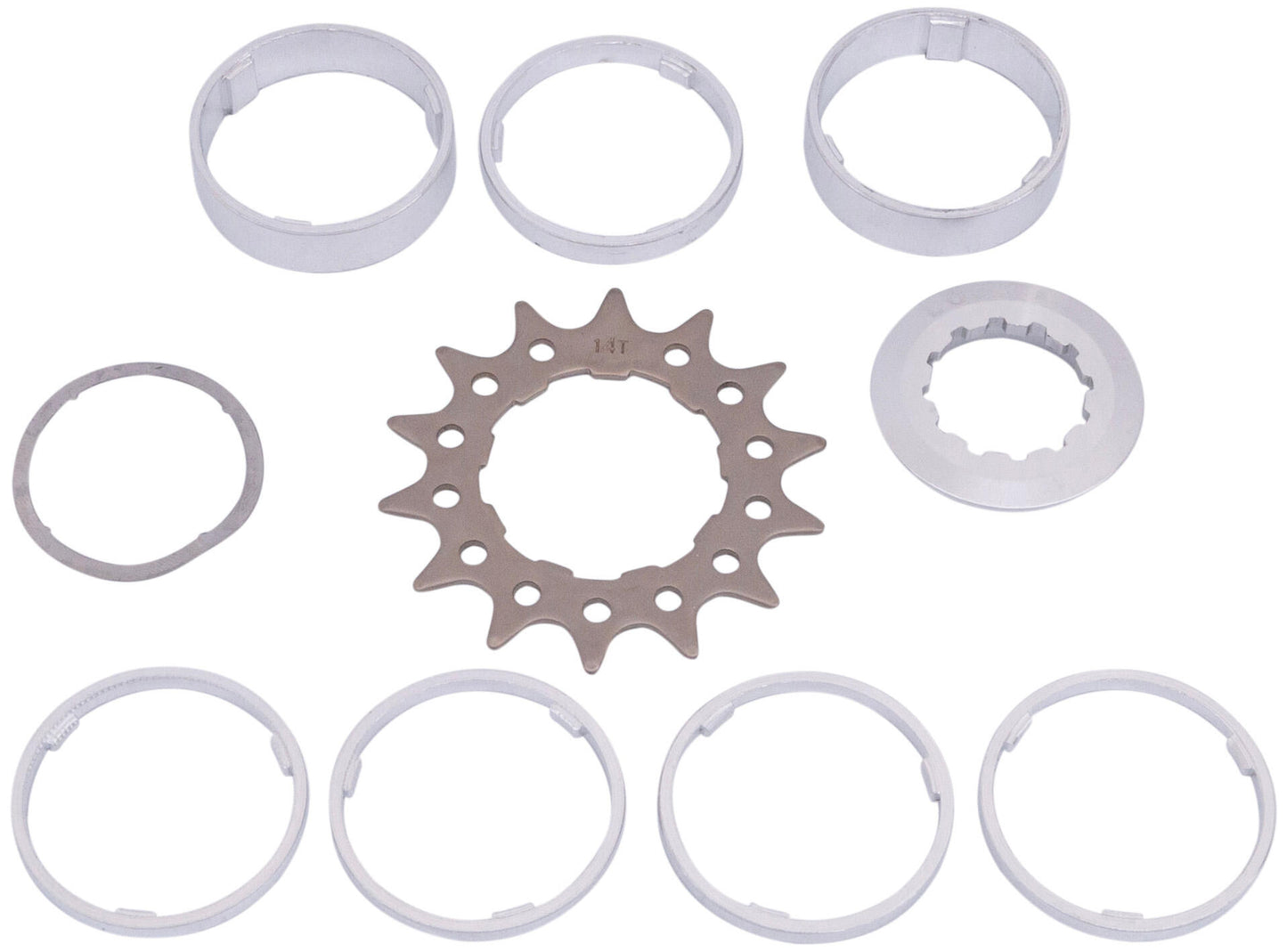 Punto spocket w.spacer set 14t
