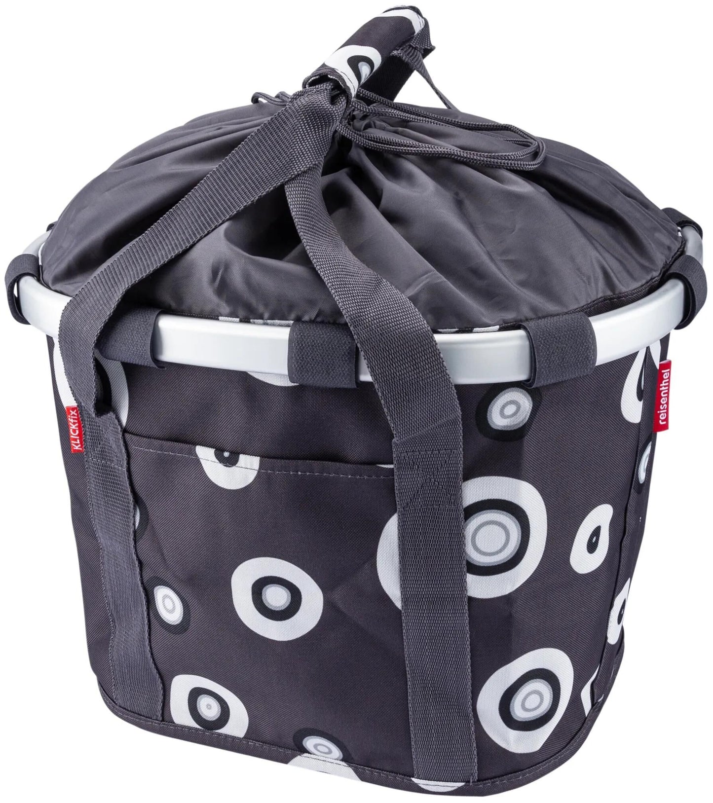 Bolsa de compras Reisenthel korb bikebasket r k bikebasket bubbles anthr.