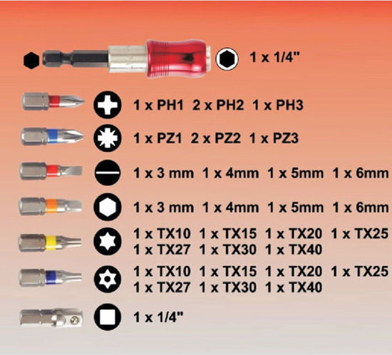 Connex CoxB973932 Bitset 32 piezas