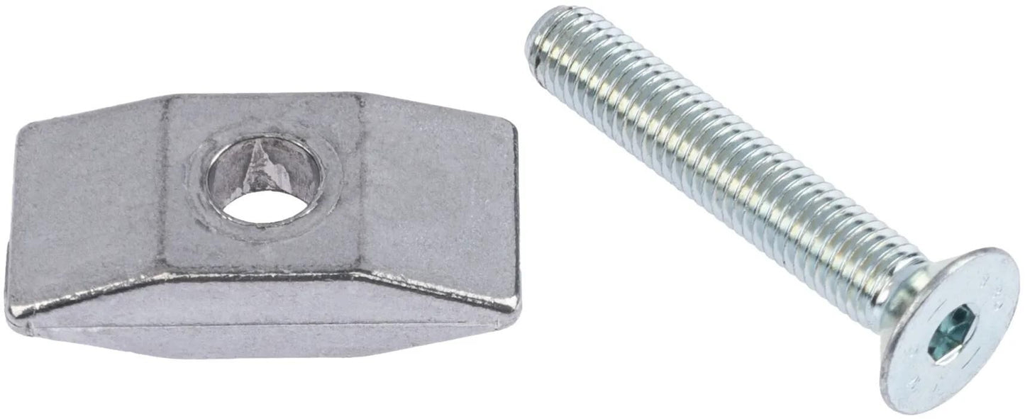 Placa estándar Pletscher f 15 3 solapas m10 x 50mm