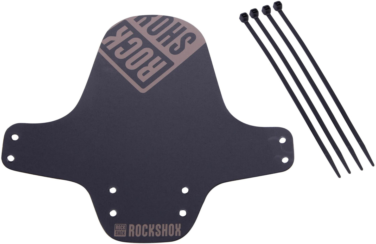 Paraspruzzi RockShox, parafango ruota anteriore, parafango clip-on RS nero tarn brown