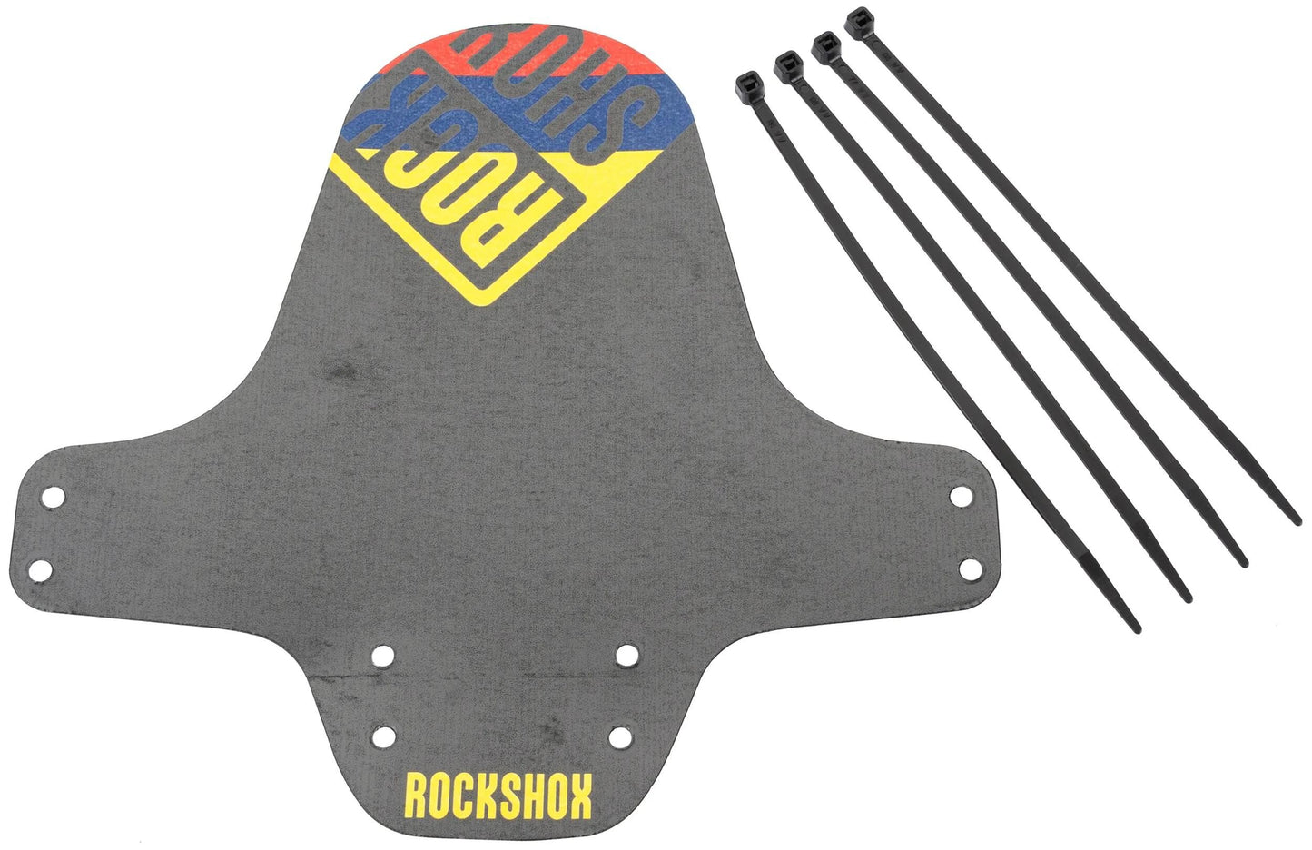 Rockshox steekspatbord fender clip-on fender rs black colombia flag