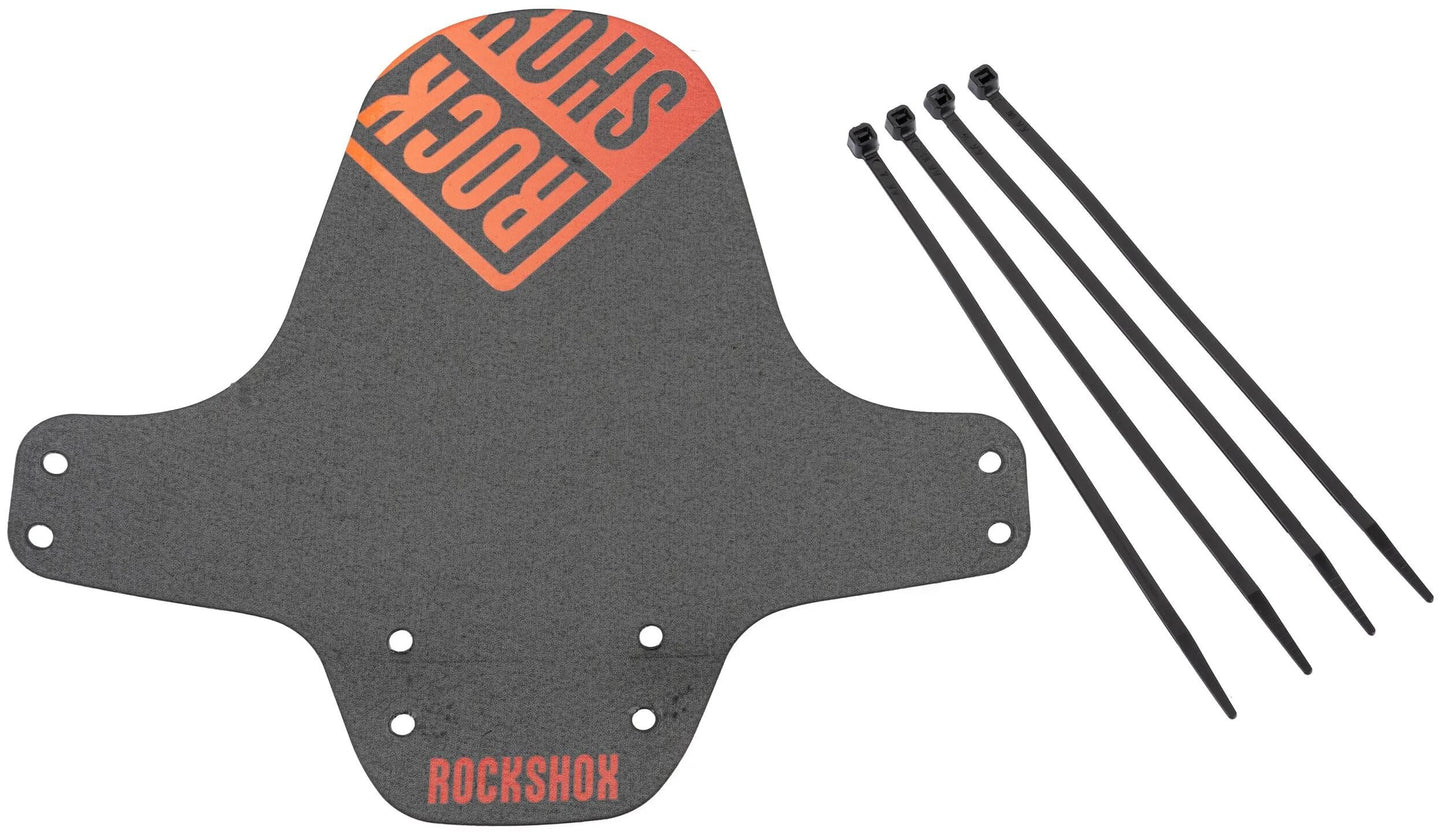 Rockshox Clip-On Fender RS Black Red Orange Gradiente