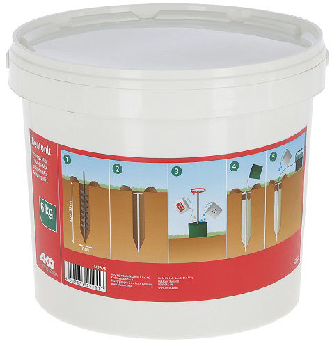 Mezcla de puesta a tierra Ako bentonita