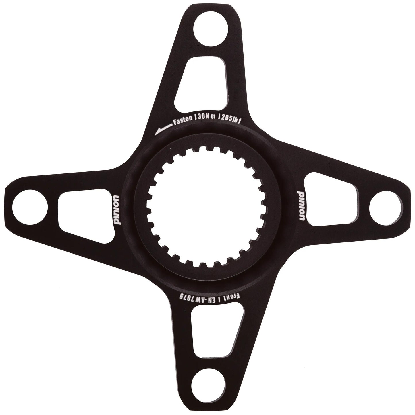 Pignone ingranaggio spider gear alluminio, nero