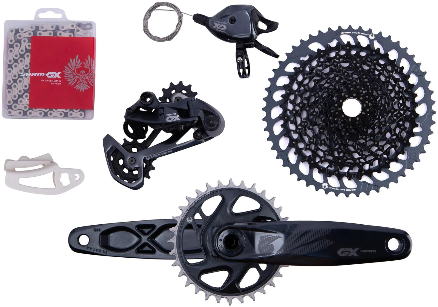 Sram shift.gr.set gx aegle 170mm