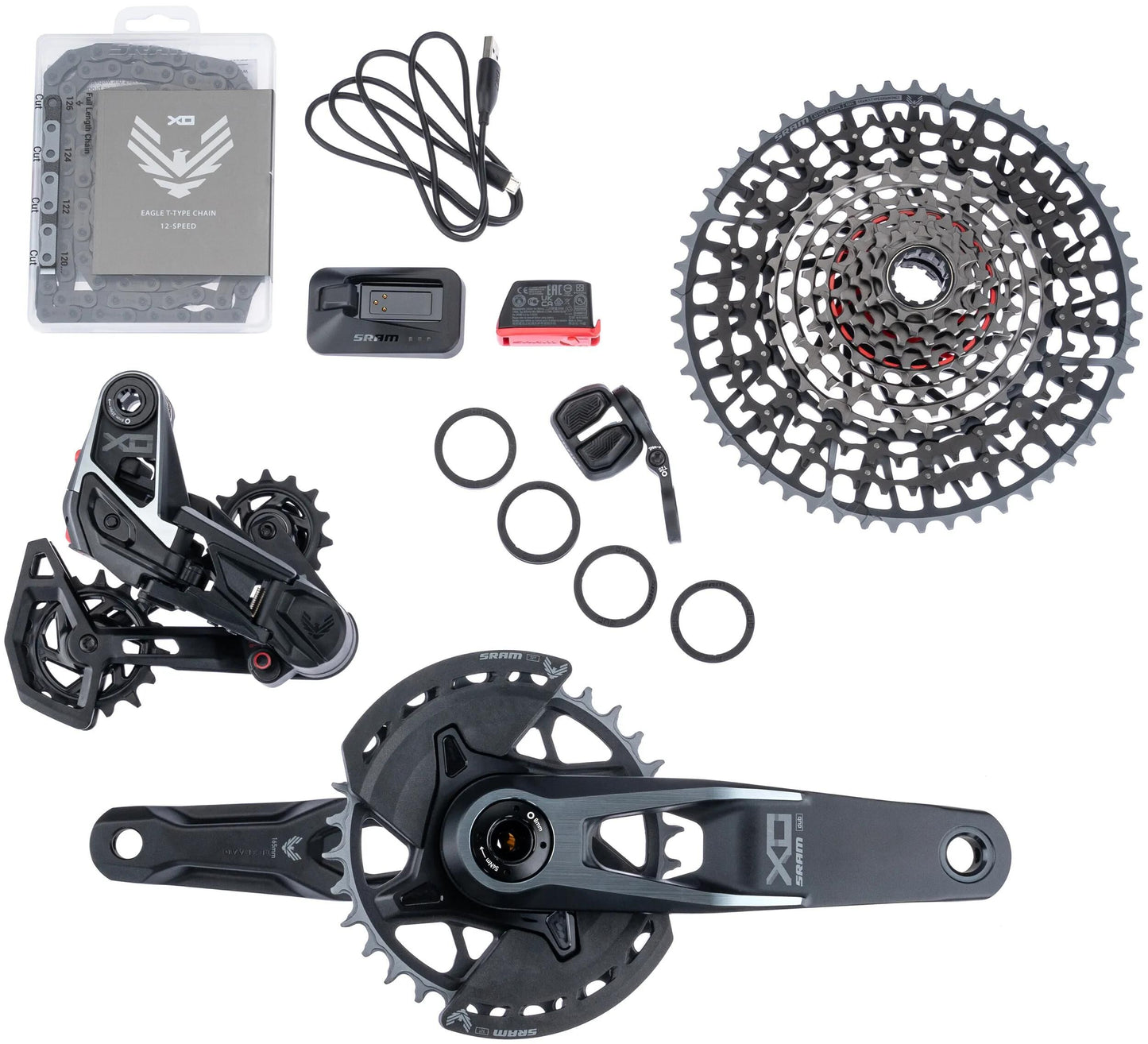 Sram shift.group x0 Eagle Axs TransM.170 mm