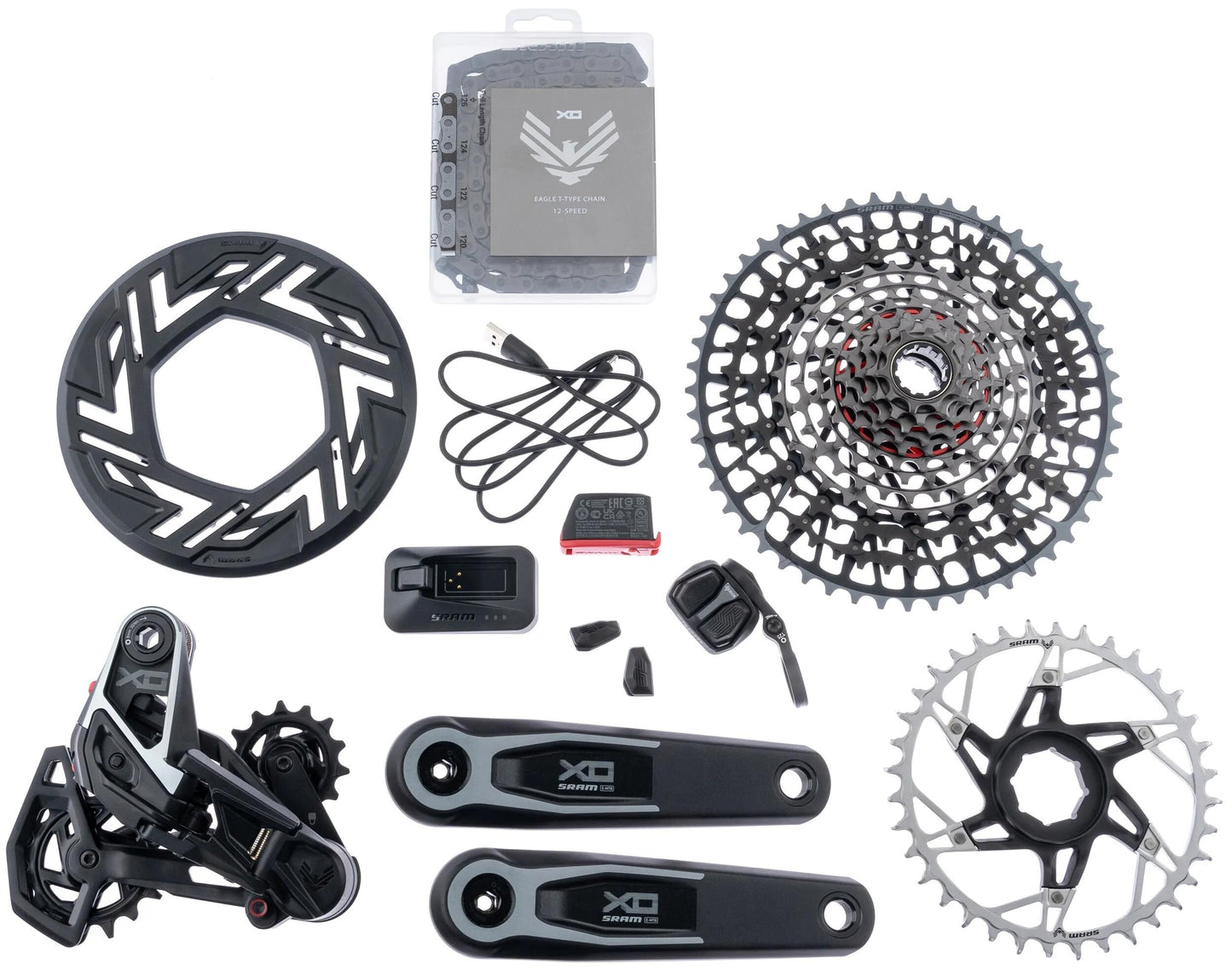 Sram Set x0 Eagle Axs TR. E-Bike 160mm 36T