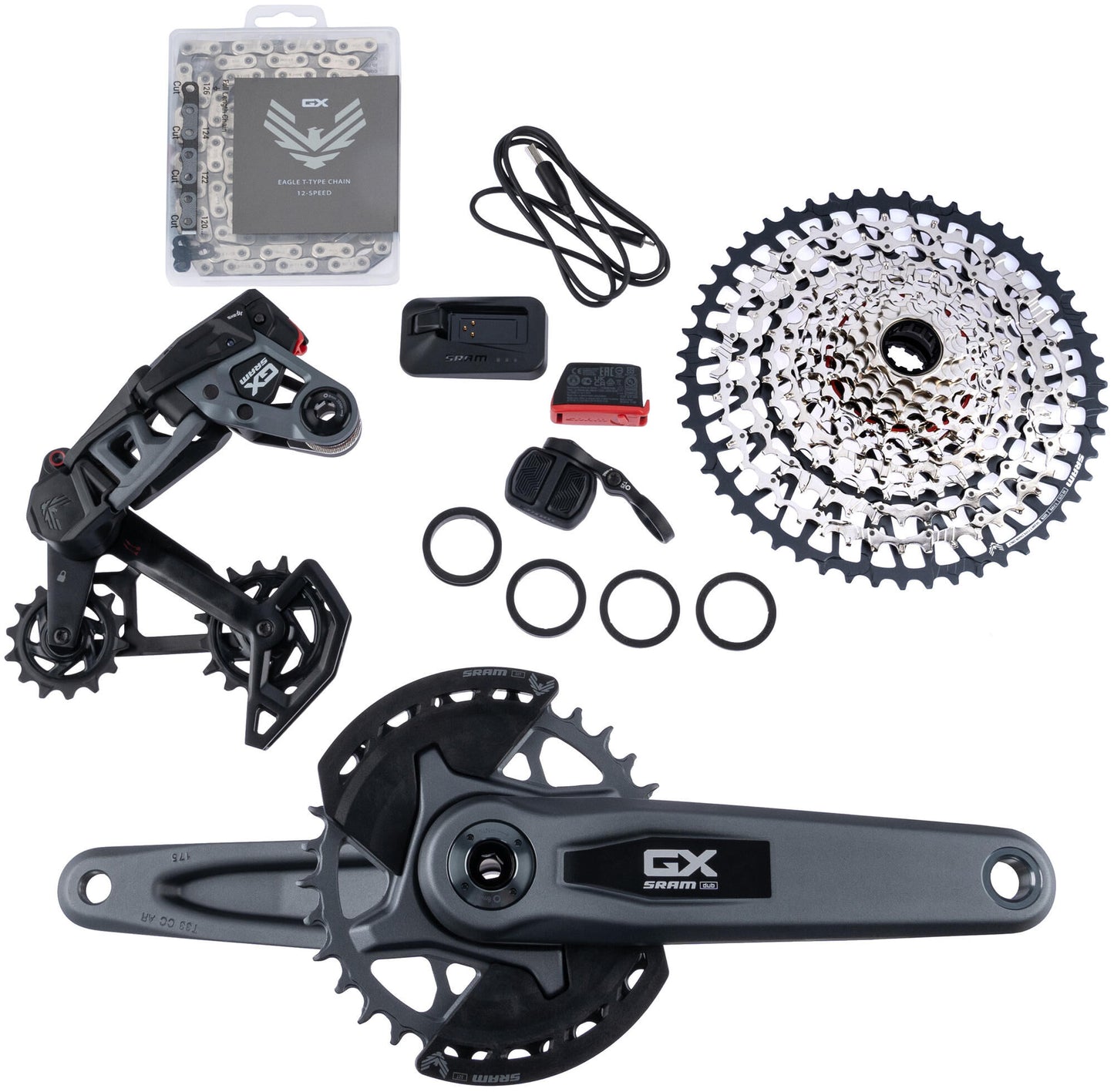 Sram shift.group gx eagle axs trans. 175 mm