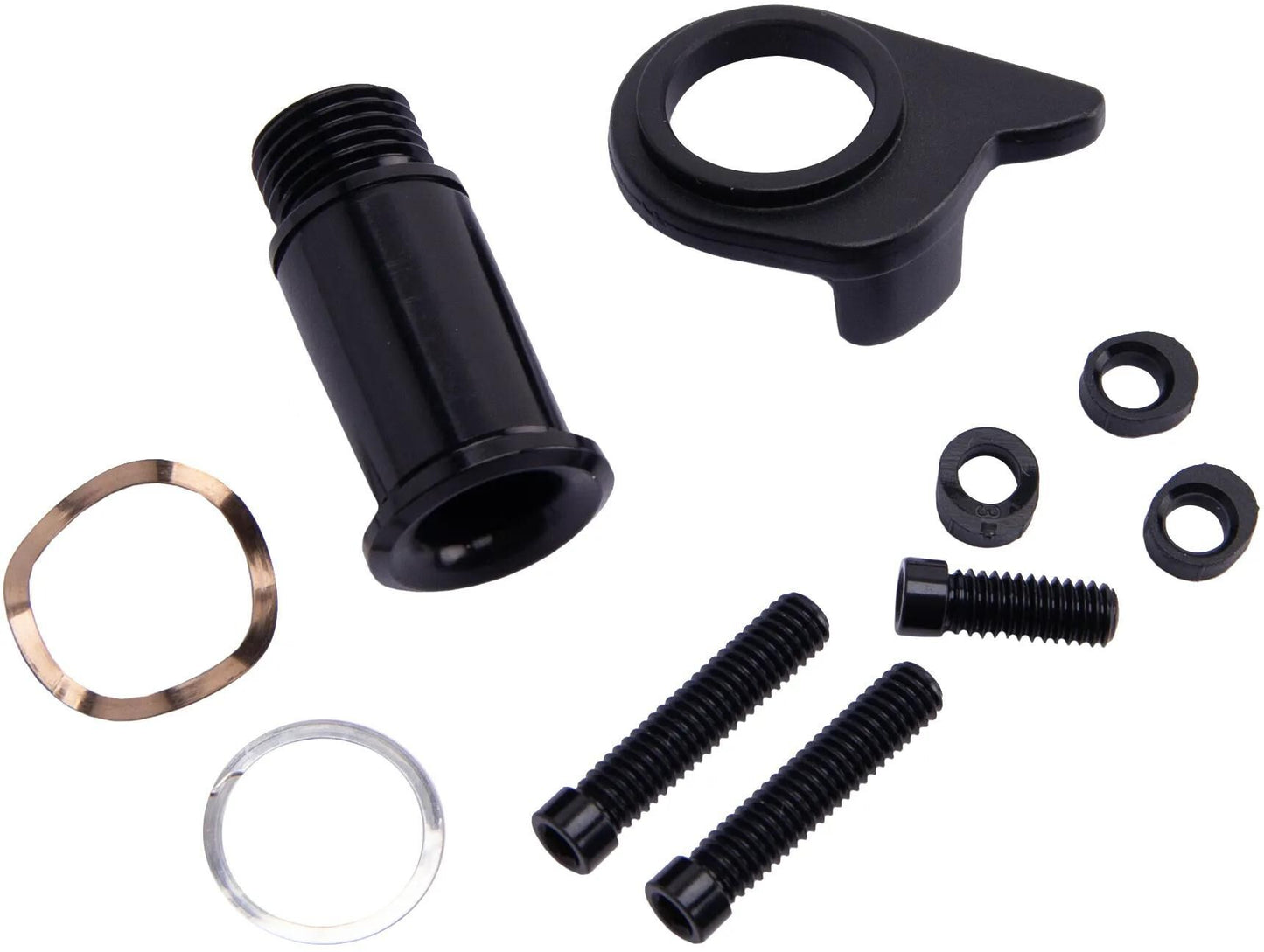 Sram posteriore derail.mount.+Set di viti limite assi rosse