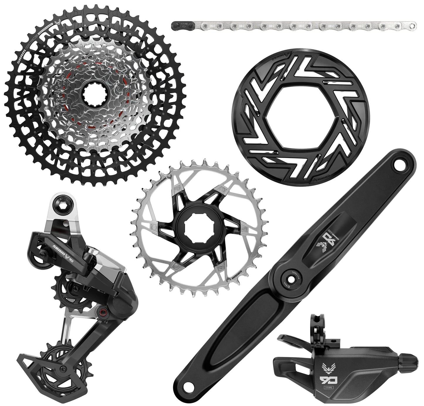 Sram Shifting Group Set T Eagle 90 Brose 165 mm