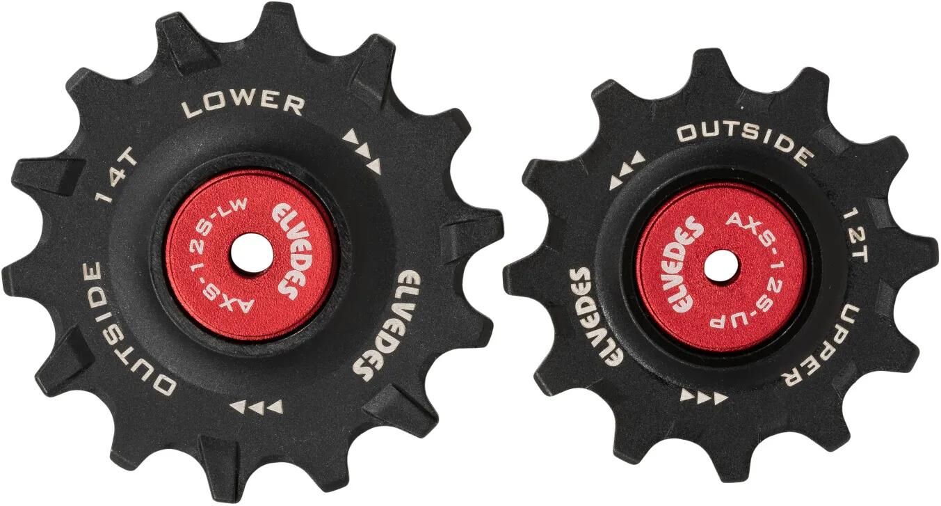 Ruote deragliatori set elvedes 12t+14t ceramica