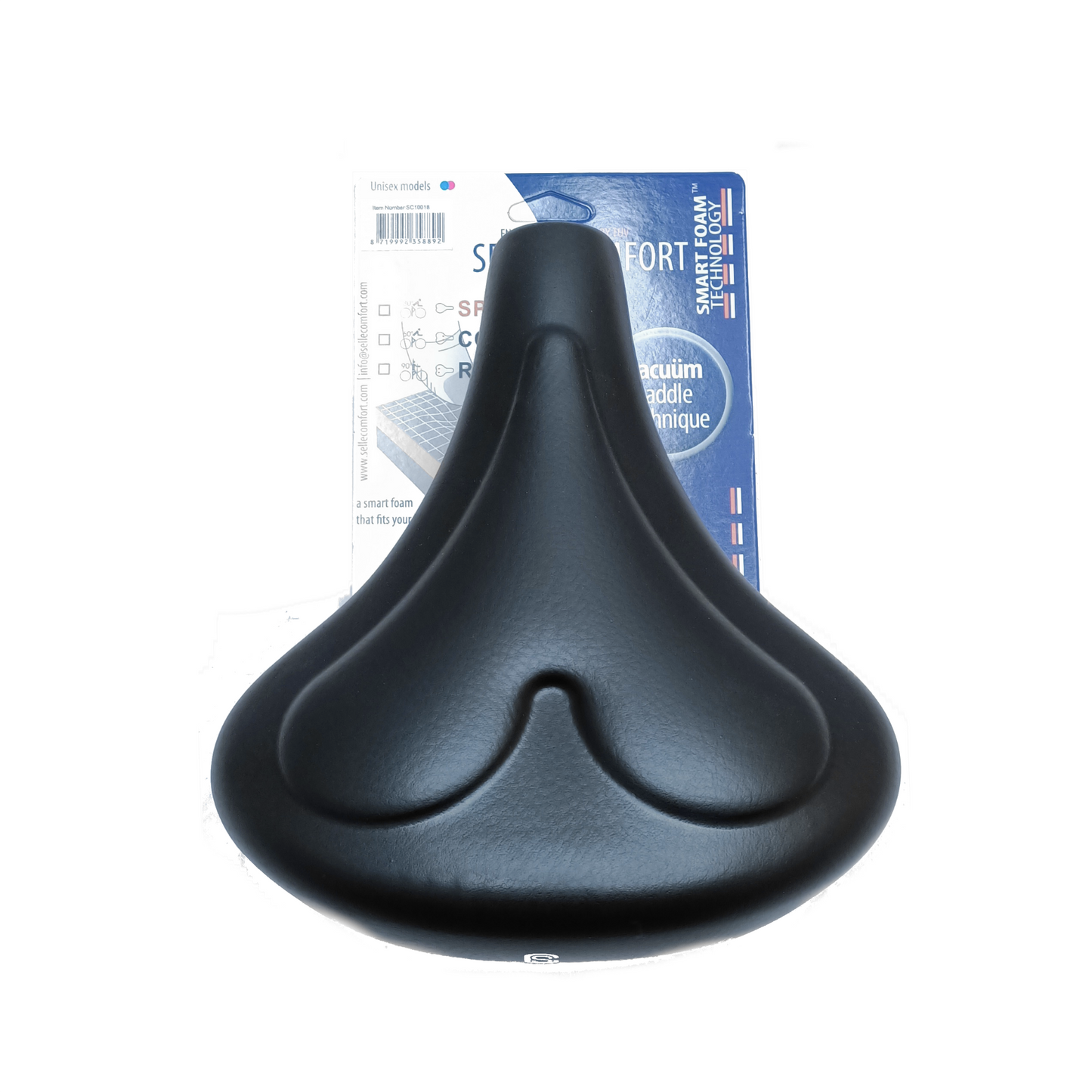 SELLE SELLA COMFOTTO 261 CUORE STAMPA SMART BLACK
