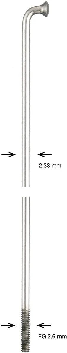 Raggi Alpina zincati 2,34x188 mm