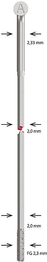 Alpina spaak spoke sst butted 2,34x266 mm