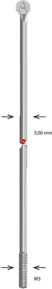 Raggio Alpina raggio zinco m3x262 mm