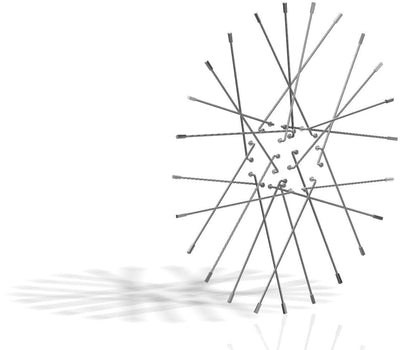 Radio Alpina radio alina acero inoxidable 2x132mm