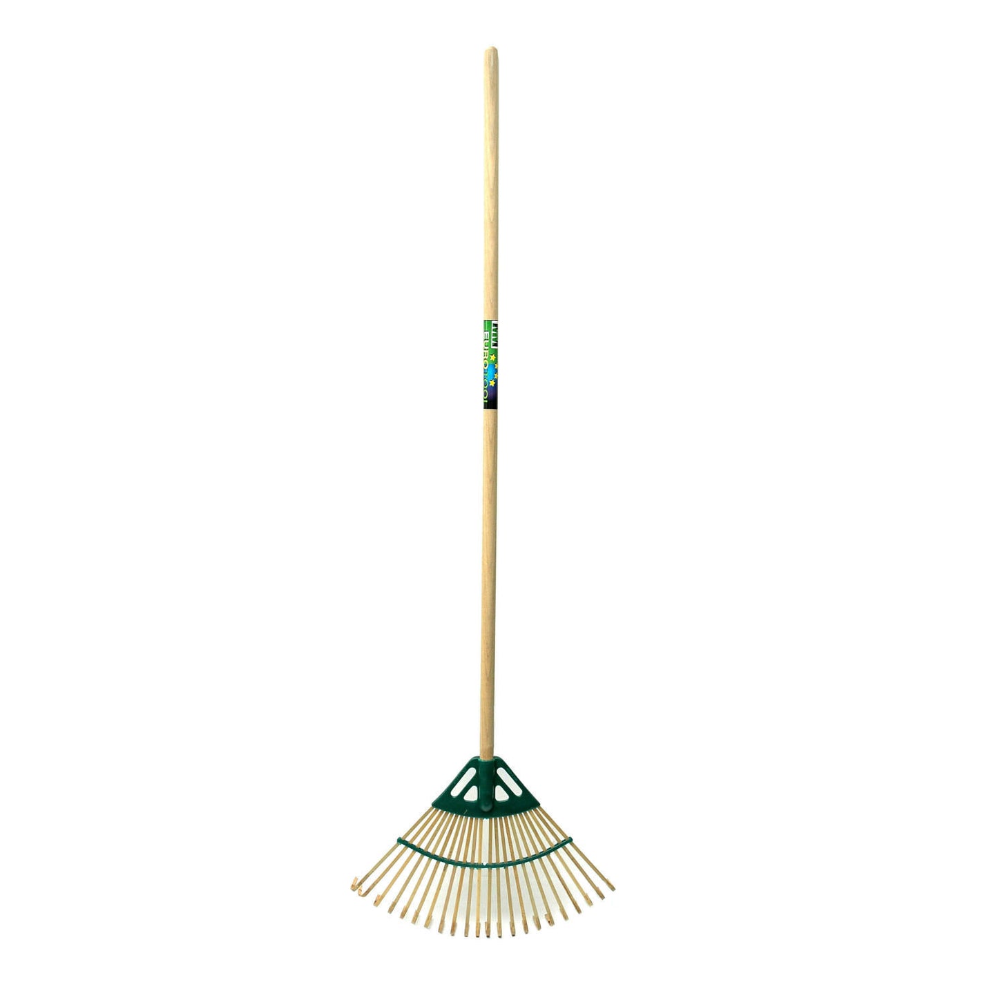 Rastrello da giardino mm eurotool mm bambù 22tds con manico 120 cm
