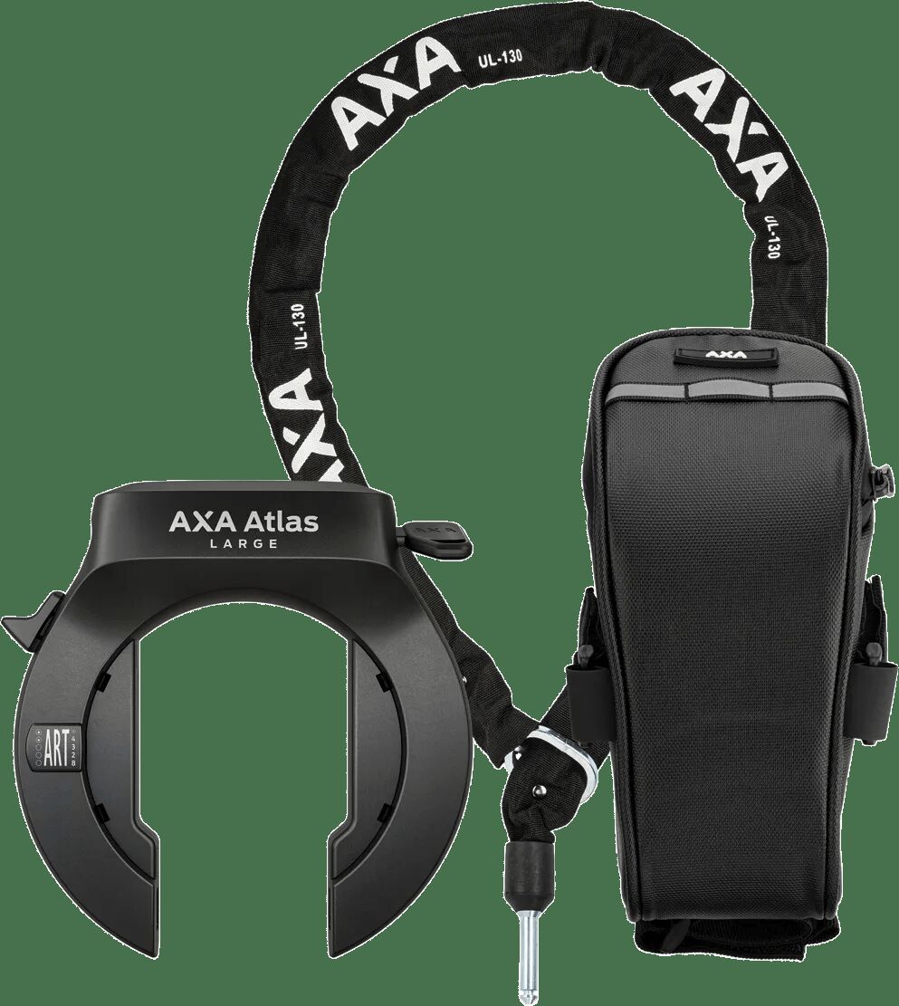 Set antifurti da telaio Axa Atlas Large set antifurti da telaio naz Atlas Large+ulc130+borsa