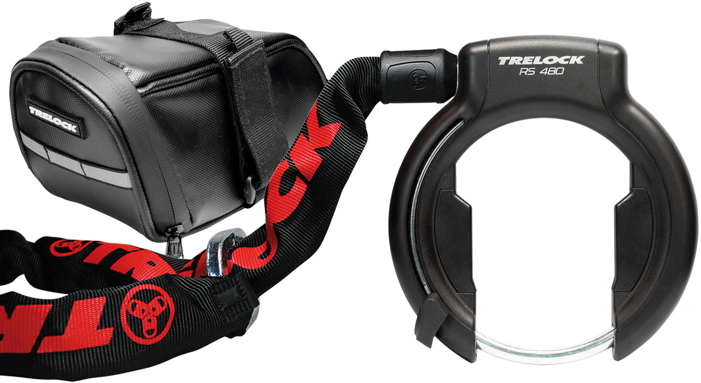 Juego de bloqueo de cuadro Trelock RS 480 XL Juego de bloqueo de cuadro RS 480 XL AZ; zr355