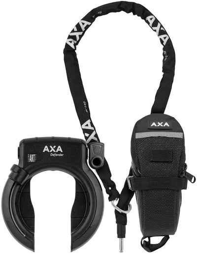 Axa ringslot set defender frame lock set defen. with bag