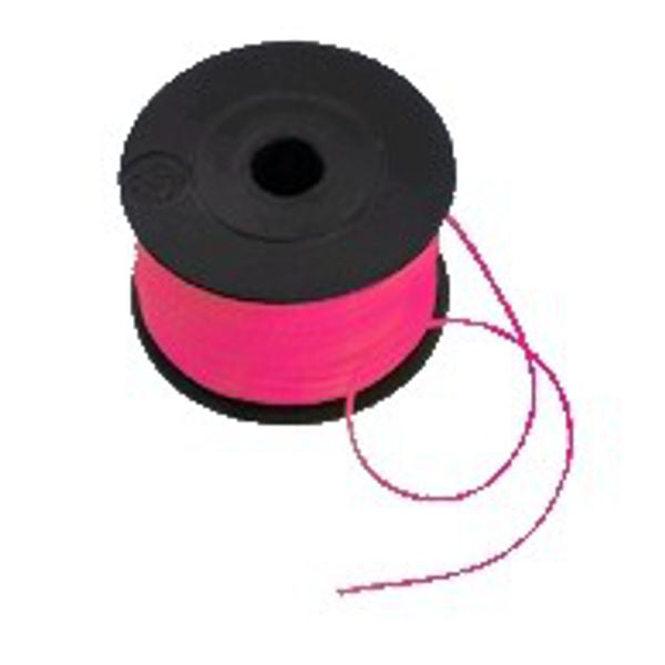 Hilo de mampostería nylon 1mm rosa brillante 50m