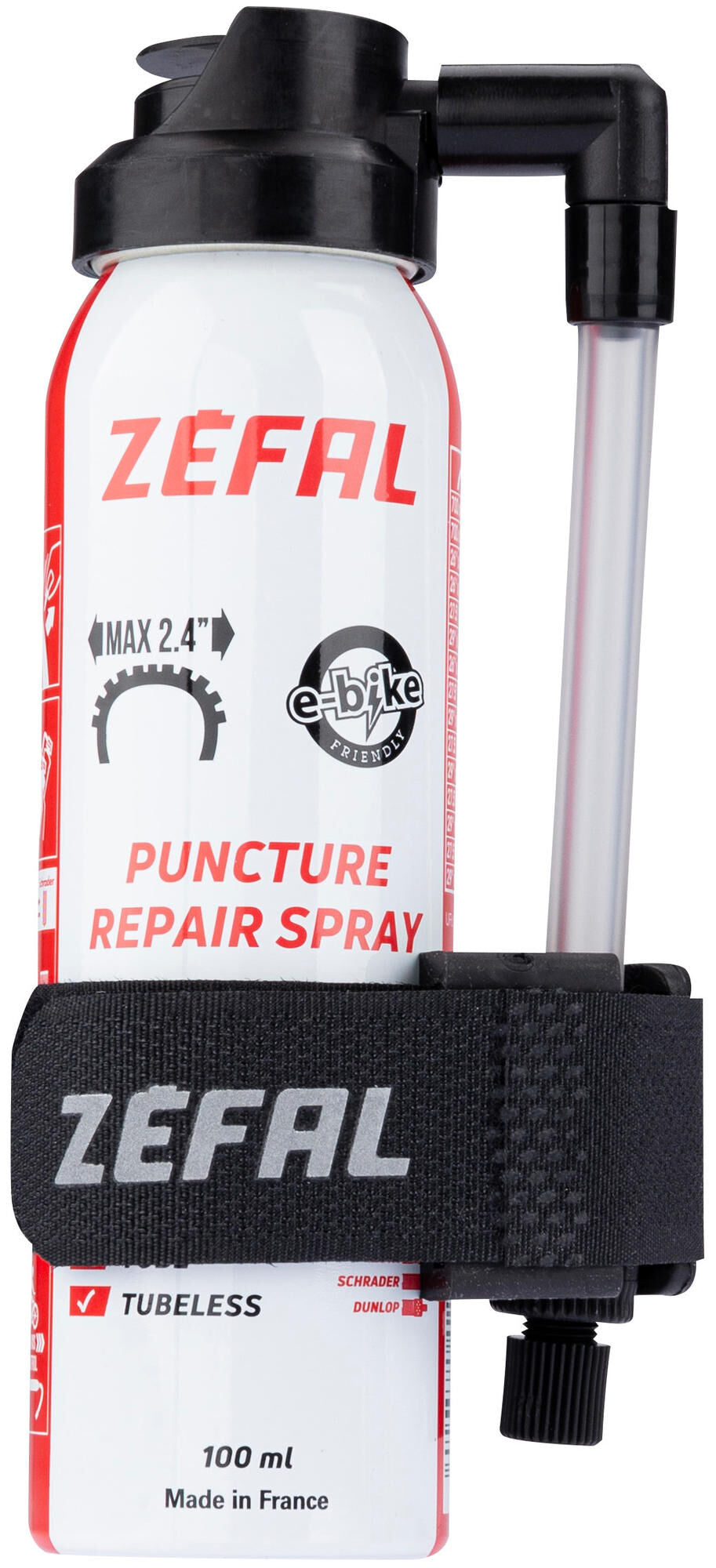 Soporte de cadena de 100 ml de Zéfal Puncture Rep. Spray de 100 ml