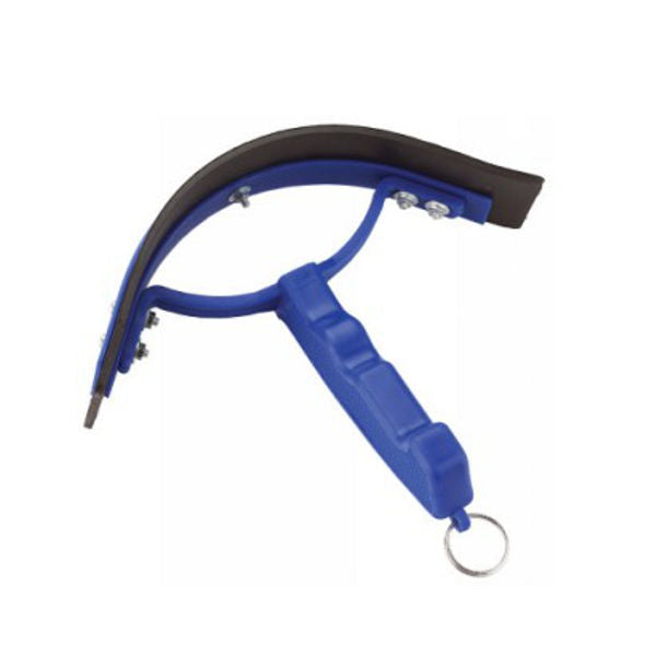 Coltello sudore in plastica curvo blu